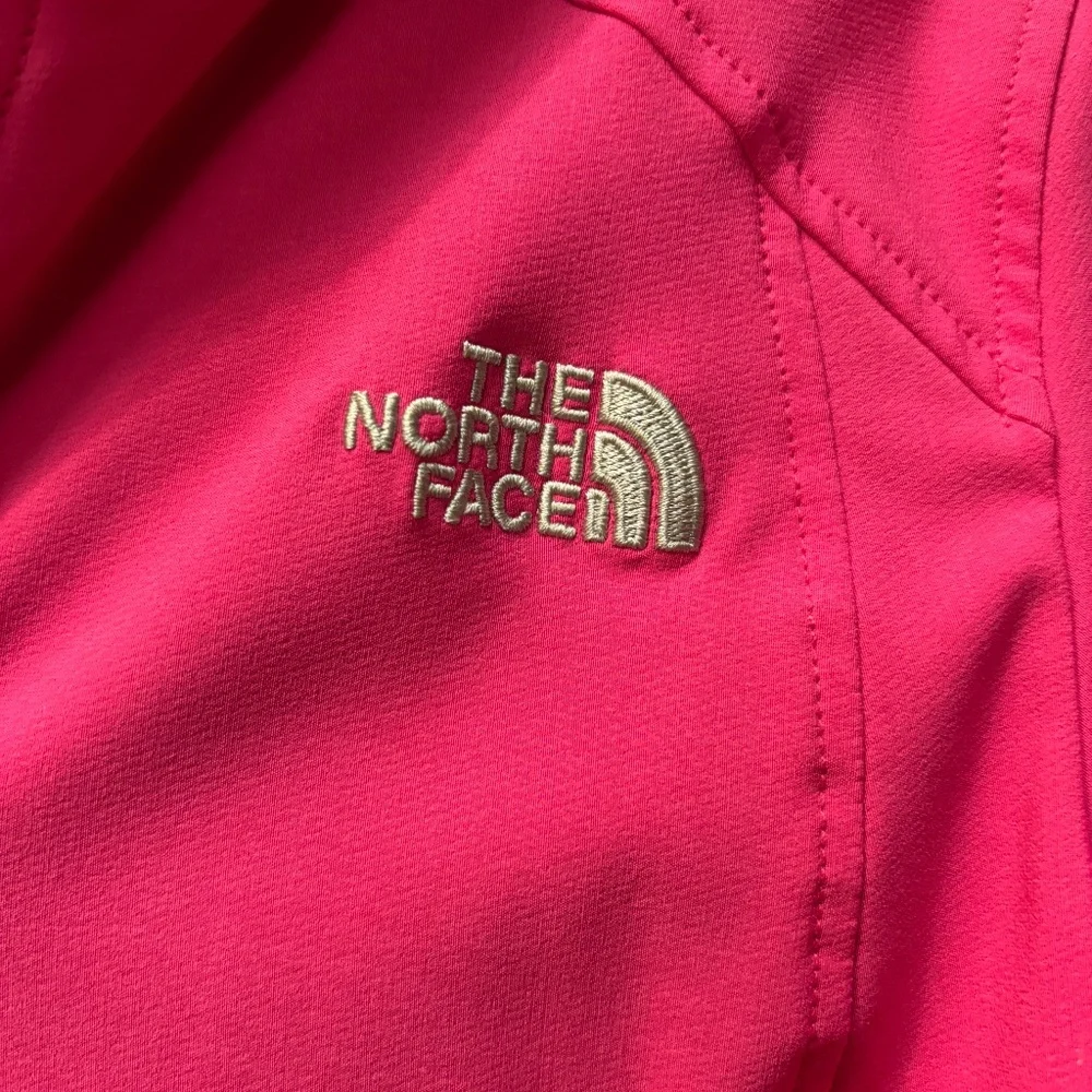 North Face Lined Hooded Zip PinkJacket Size S - Picture 3 of 9